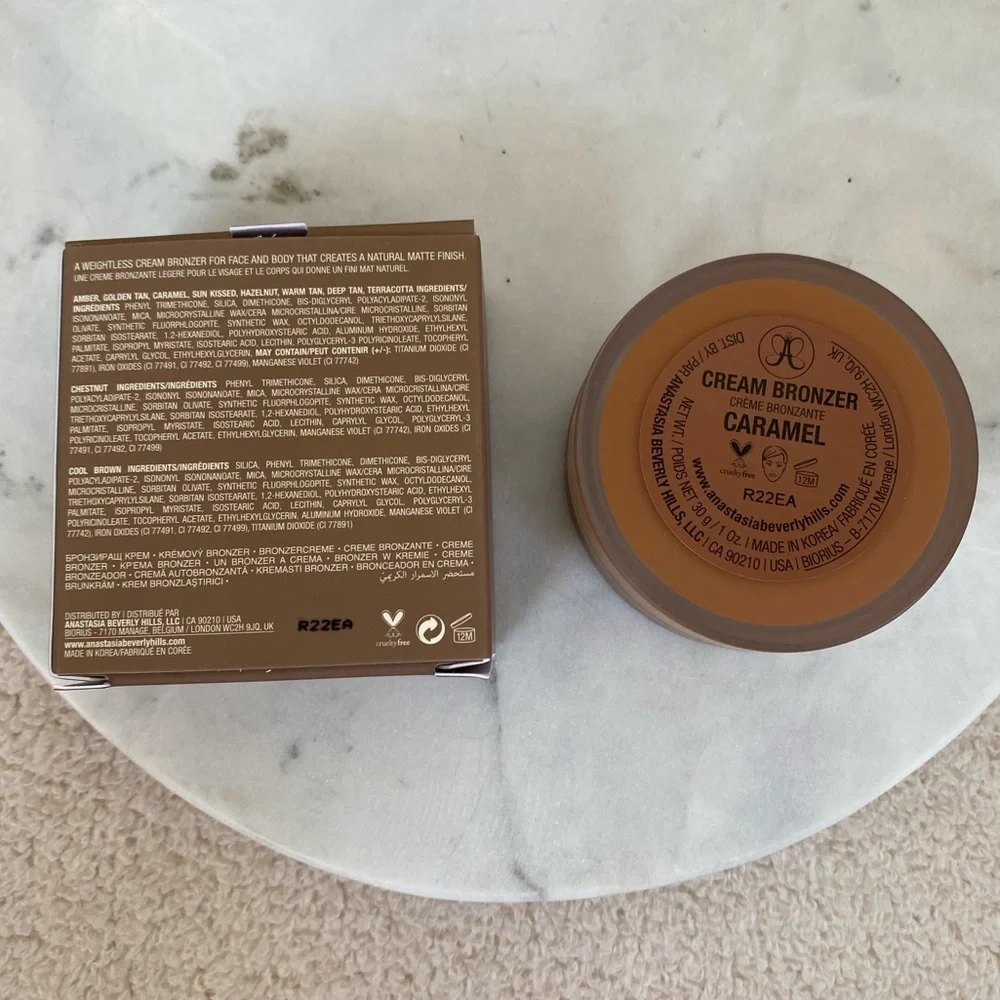 NIB Anastasia Beverly Hills Cream Bronzer | Caramel - Tan Deep Warm Undertones